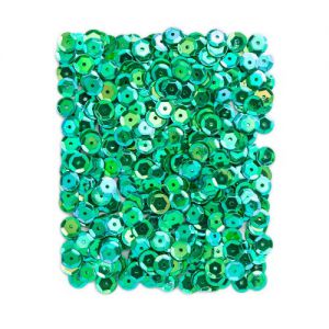 Cekiny dpCraft metalizowane 9mm, Zielone 15g